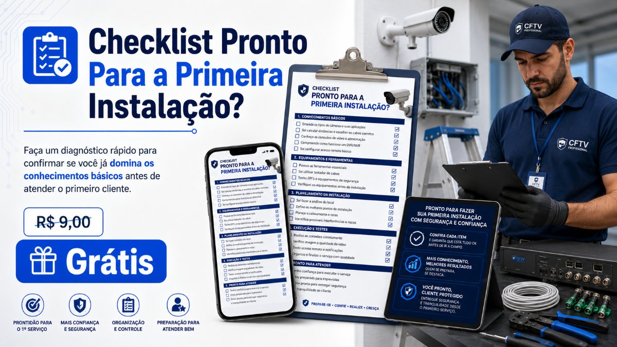 Checklist “Pronto Para a Primeira Instalação?”